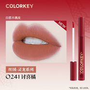 Color Key珂拉琪絲絨空氣啞光唇釉不易掉色卡皮巴拉唇彩唇蜜口紅女學(xué)生 O241討喜橘（龍年限定）1.7g