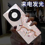 雅好 復(fù)古梅花華為Mate60Pro手機(jī)殼P40Pro來電發(fā)光mate70中國(guó)風(fēng)40國(guó)潮50+文字新創(chuàng)意P60時(shí)尚女保護(hù)套新 【十里】七彩聲控款 華為Mate 30