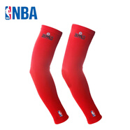 NBA休閑籃球護臂男夏季湖人公牛隊長(cháng)款袖套護肘護手臂防扭傷球迷禮物 快船隊紅色2只 S碼