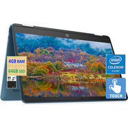 惠普（HP）X360 二合一筆記本電腦 谷歌 14英寸高清觸摸屏 4+64G