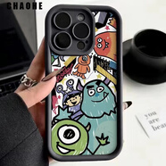 潮和 適用于OPPOA72手機殼Reno5K怪獸大學(xué)插畫(huà)4SE硅膠9PRO卡通軟A56個(gè)性男女款防摔 【黑色怪獸大學(xué)】軟殼 R17
