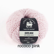 盛蓮Loopy dream 進口羊毛線 美利奴羊毛粗線毛衣開衫圍巾線 Pink 可可粉