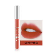 VIBELY【5支套裝】絲絨霧面空氣唇釉小眾啞光口紅唇液唇彩不易掉色顯白 02#爛番茄*2支