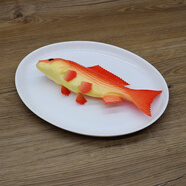 樂(lè )美雅（Luminarc)餐具飯碗無(wú)鉛耐熱面碗盤(pán)白色微波爐適用迪瓦麗時(shí)光款 1只N3334魚(yú)盤(pán)12英寸長(cháng)33cm