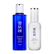 雪肌精（SEKKISEI）經(jīng)典水乳套裝化妝水乳液保濕補水亮白肌膚520情人節(jié)禮物 瑩潤水輕綿乳套裝(200ml+140ml)