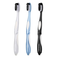 迪王中硬毛牙刷成人寬頭大頭男士3支獨立裝去牙漬清潔煙漬茶漬口腔