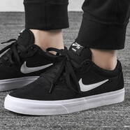 耐克（NIKE）男女鞋新款SB 低幫耐磨滑板鞋運動休閑鞋 CD6278-002 黑色閃電速發(fā) 38