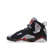 耐克（NIKE）男女鞋Air  Jordan 7 AJ7喬7代火星人馬文巴塞羅那山貓籃球運動鞋 342964-343795-060 加強黑白紅 38.5