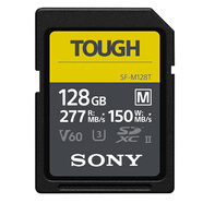 索尼（SONY）128GB SD存儲卡 SF-M128T/T1 M系列TOUGH三防規(guī)格 U3 V60讀速高達277MB/s UHS-II 相機內(nèi)存卡