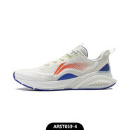 李寧（LI-NING）跑步鞋漫云男鞋2025春季款透氣鞋子軟底減震跑鞋休閑運動(dòng)鞋男 云霧白ARST059-4 41