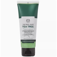 美體小鋪（THE BODY SHOP）美體小鋪茶樹潔面膠啫喱控油洗面奶系列 控油面部磨砂膏100ML