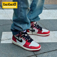 耐克（NIKE）【嚴(yán)選好物】bebe8 AJ1男女 Air Jordan 1 OG喬1高幫運(yùn)動(dòng)休閑鞋 蜘蛛俠2白紅DV1753/DV1748-601 42