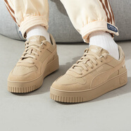 彪馬（PUMA）板鞋女鞋 夏季新款戶外低幫厚底增高休閑鞋耐磨運(yùn)動(dòng)平底鞋 395093-01 37.5