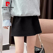 皮爾卡丹鯊魚打底·褲遮屁簾女春加長加厚疊穿衛(wèi)·衣內(nèi)搭神器假下擺遮臀短裙 黑色 M 80-120
