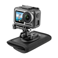 TELESIN大疆a(chǎn)ction5pro 4 3肩帶支架適配gopro12 13背包帶固定支架insta360 ace pro運(yùn)動(dòng)相機(jī)支架配件