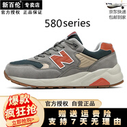 新百倫官方男鞋子2025冬季新款男士休閑運動(dòng)板鞋男情侶跑步鞋n字運動(dòng)鞋 KN580碳灰橘 40 【標準運動(dòng)鞋尺碼】