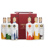 五糧液股份出品 52度濃香型 純糧食酒 送禮佳品 宜賓五糧液總廠生產(chǎn) 52度 500mL 6瓶 國賓五大洲+禮盒