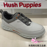 暇步士（Hush Puppies）新款輕便舒適男士休閑鞋CEFA2X01 A2X01官方旗艦 灰色 42