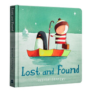 遠在天邊 英文原版繪本紙板書Lost and Found 華研原版 迷路的小企鵝Oliver