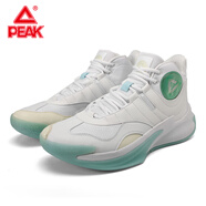 匹克（PEAK）猛獸7PLUS籃球鞋男冬季新款高幫減震外場(chǎng)球鞋耐磨實(shí)戰(zhàn)革面運(yùn)動(dòng)鞋 DA340371大白/翠菊藍(lán) 42