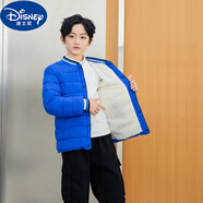 迪士尼（Disney）3-15歲穿的兒童羽絨棉服校服內(nèi)膽小棉襖中大童男童加絨棉衣小童加 寶藍(lán)色 140cm 身高125-135cn
