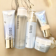 歐貝斯（obeis）水平衡補水保濕亮膚2-6件套裝 護膚品專(zhuān)柜保濕滋潤化妝品 8潔面+水+乳+霜+CC霜