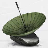 美度（MAYDU）雙人晴雨傘防風(fēng)直桿長柄晴雨傘男女通用 M5003墨綠色
