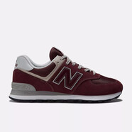 NEW BALANCE574v2 男士經(jīng)典款574復古跑步鞋耐磨透氣時尚運動跑鞋 深酒紅ML574EVM 標準42碼/us8.5