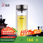 希諾雙層玻璃杯男家用商務(wù)辦公泡茶杯子過(guò)濾車(chē)載水杯XN-9607 410mL