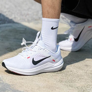 耐克（NIKE）男鞋跑步鞋2025夏季新款運(yùn)動鞋WINFLO緩震透氣慢跑鞋 DV4022-100白色 41