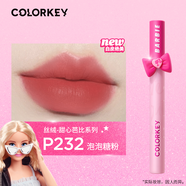 Color Key唇釉珂拉琪絲絨空氣啞光口紅唇彩Hello Kitty系列節(jié)日禮物平價 P232泡泡糖粉（芭比限定聯(lián)名款