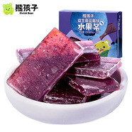 熊孩子 益生菌水果條200g 藍莓味水果糕兒童零食休閑小吃