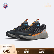 蓋世威（K·SWISS）【邁凱倫聯(lián)名款】運(yùn)動(dòng)鞋男女鞋夏季網(wǎng)面透氣時(shí)尚運(yùn)動(dòng)跑鞋9292-US 024煙灰/木瓜黃 42 尺碼偏小，請(qǐng)拍大一碼