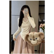 雅黛絲薇茶系穿搭配一整套裝2025初春季連衣裙子女春秋款長(zhǎng)裙早春裝小個(gè)子 米白色+粉色裙子 M