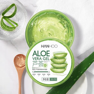 韓后蘆薈膠抗痘淡印補水曬后修護滋潤肌膚清爽男女 蘆薈膠300ml 正品保證 假一賠十