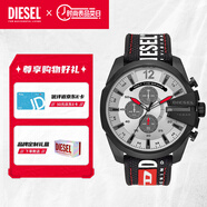 Diesel手表 三眼計時(shí)腕表 圣誕節情人節送男友禮物 DZ4512