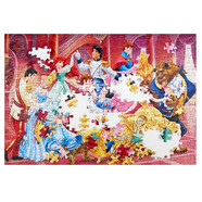 迪士尼（Disney）兒童拼圖3-12歲女孩冰雪奇緣愛莎公主紙質(zhì)貼畫兒童早教玩具 【300迪士尼拼圖】2231