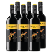 黃尾袋鼠（Yellow Tail）澳洲珍藏簽名/智利世界系列進口紅葡萄酒750ml*6支整箱 世界系列西拉