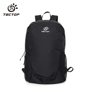 探拓（TECTOP） 戶外徒步雙肩背包 休閑徒步旅行男女通用皮膚包 黑色