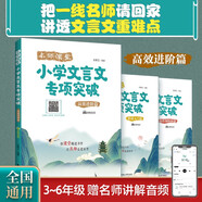 名師課堂：小學(xué)文言文專(zhuān)項突破（高效進(jìn)階篇）（贈講解音頻）