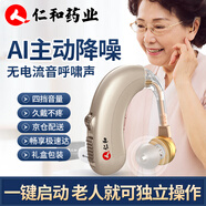 仁和 助聽(tīng)器老人專(zhuān)用耳聾耳背無(wú)線(xiàn)中老年人聲音放大器充電耳機 仁和充電助聽(tīng)器【單耳升級款】+USB數據線(xiàn) 銀色
