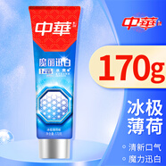 中華魔力迅白牙膏薄荷清新口氣冰爽牙膏100g/170g 酷爽薄荷170g