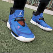 耐克（NIKE）男鞋籃球鞋新款詹姆斯 使節(jié)11 系列潮流撞色緩震實戰(zhàn)運動鞋籃球鞋 CD9561-401海洋藍 43