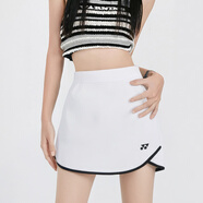 YONEX尤尼克斯羽毛球服吸汗舒適涼感時(shí)尚運動(dòng)短裙220184BCR白色O