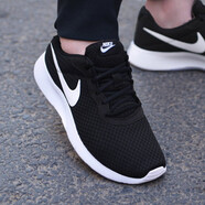 耐克（NIKE）男鞋秋季新款運(yùn)動(dòng)鞋TANJUN經(jīng)典黑白網(wǎng)面透氣輕便緩震跑步鞋休閑鞋 812654-011/黑白 網(wǎng)面透氣 42.5