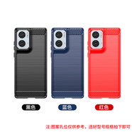 HKEN適用Motorola摩托羅拉Moto G85 X50 S50 Neo Edge 50 Ultra手機2024拉絲磨砂碳纖維硅膠全包保護套 摩托羅拉 Moto X50 Ultra【備注顏色， 摩