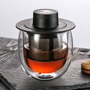 芬倫德國(guó)進(jìn)口finum芬倫保溫耐熱茶水杯帶過(guò)濾辦公室杯 玻璃 帶茶濾200ml 424673
