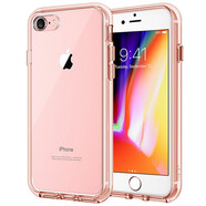 JETechJETech 蘋果iPhone SE2020款 8/7手機殼7P/8Plus  TPU軟邊PC背板保護套 7P/8P通用款-玫瑰金