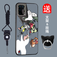 班藍錘子堅果pro3手機殼圖案簡(jiǎn)約個(gè)性堅果pro3保護套潮男女網(wǎng)紅款硅膠防摔全包磨砂卡通個(gè)性創(chuàng  )意軟殼 火箭筒湯姆貓 堅果pro3白色款【倆用掛繩】