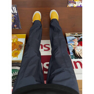 卡圖弛美式高街cleanfit潮牌沖鋒褲男春夏工裝直筒休閑褲子登山運動長褲 黑色 XL 尺碼偏小，建議拍大一碼